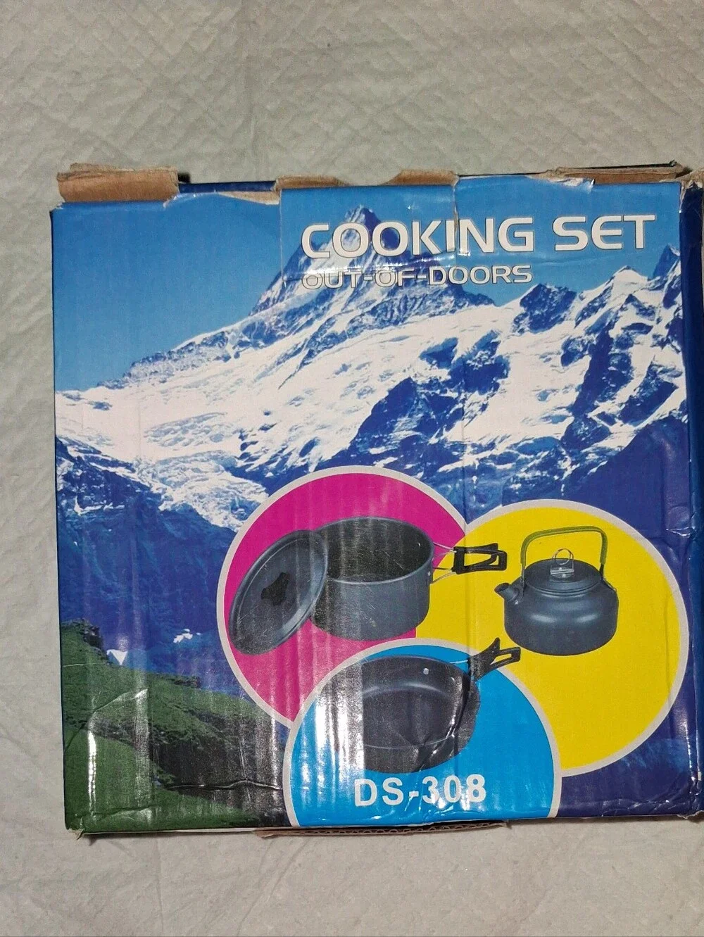 DS-308 Camping Cookware Set - Black